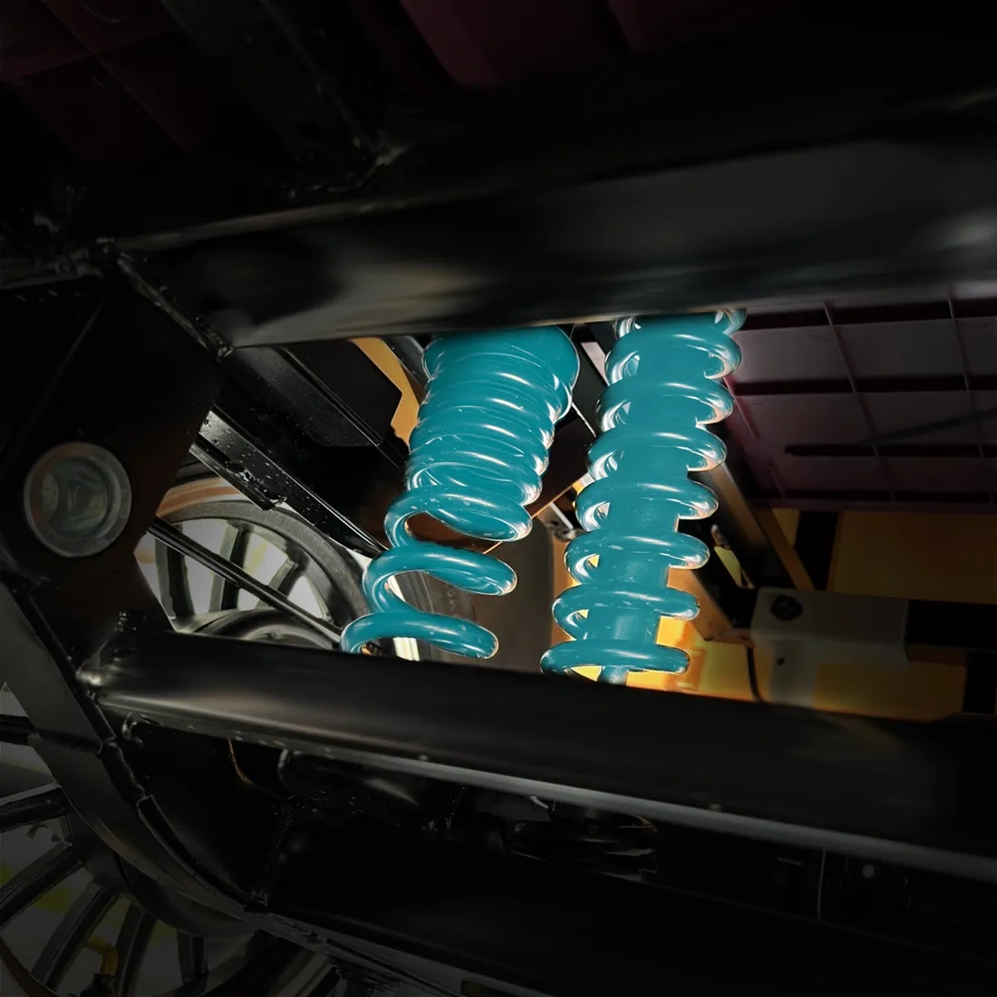 ระบบกันสะเทือนด้านหลัง สปริง 4 ต้น