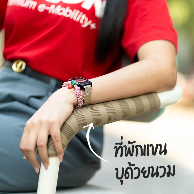 K1 ที่พักแขนหุ้มยางนุ่ม สัมผัสสบาย